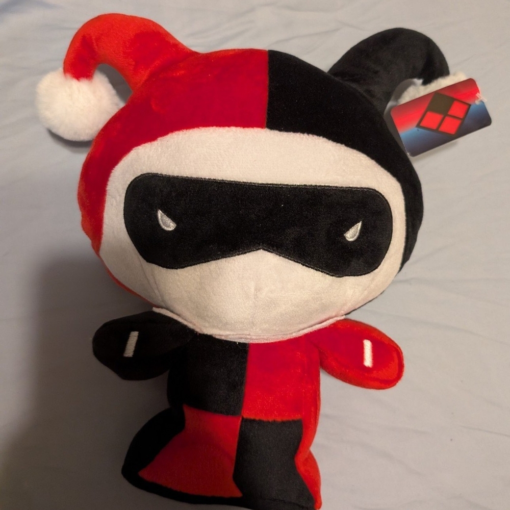 Batman Harley Quinn Plush - Red and Black